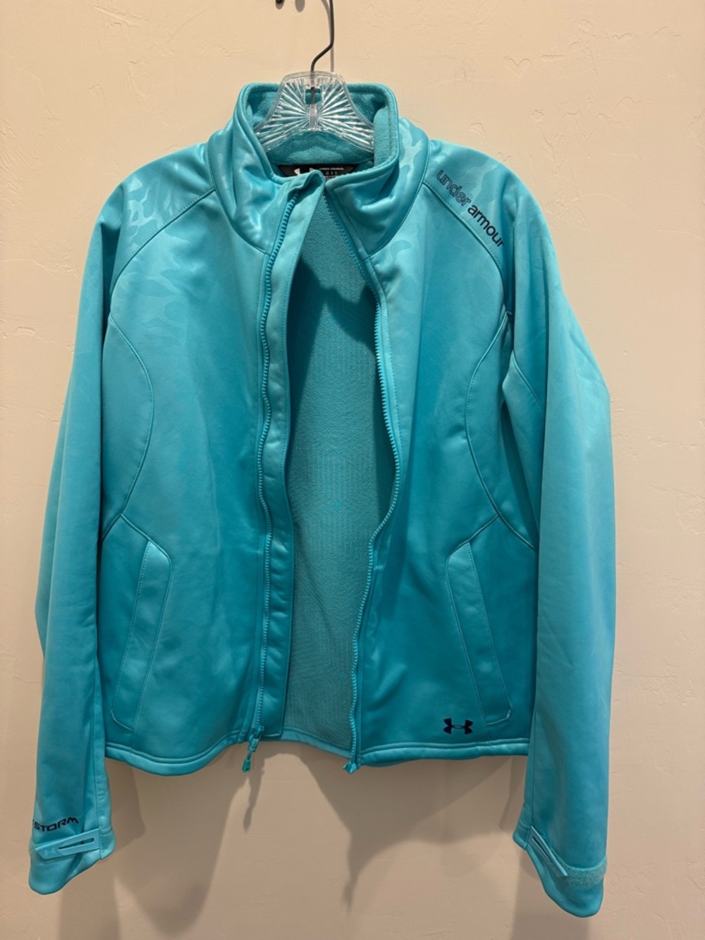 Under Armour Teal Zip-Up Cold Gear Infared Jacket